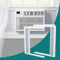 Window Air Conditioner Side Panels Curtain Kit with Frame,Window AC Insulation Side Panel for AC Units Parts Replacement
