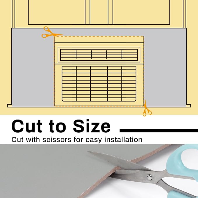 Window Air Conditioner Surround Foam Insulation Panels,Window AC Side Panels for Window AC Unit Indoor,Summer Winter Heat and