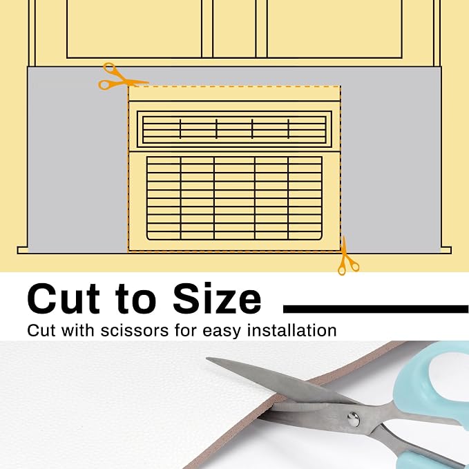 Window Air Conditioner Surround Foam Insulation Panels,Window AC Side Panels for Window AC Unit Indoor,Summer Winter Heat and