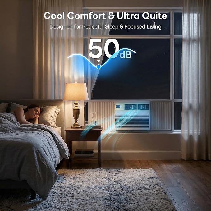 Window Air Conditioner Unit 10000 Btu Cools up to 450 Sq. Ft.,Dehumidifier, 4 Fan Speed, alternate product view 5
