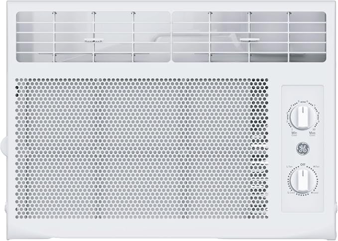 Window Air Conditioner Unit, 5,000 BTU for Small Rooms up to 150 sq ft. with Manual Adjustable Fan and Cooling Settings