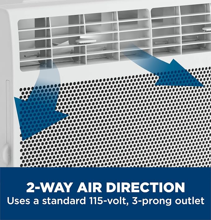 Window Air Conditioner Unit, 5,000 BTU for Small Rooms up to 150 sq ft. with Manual Adjustable Fan and Cooling Settings