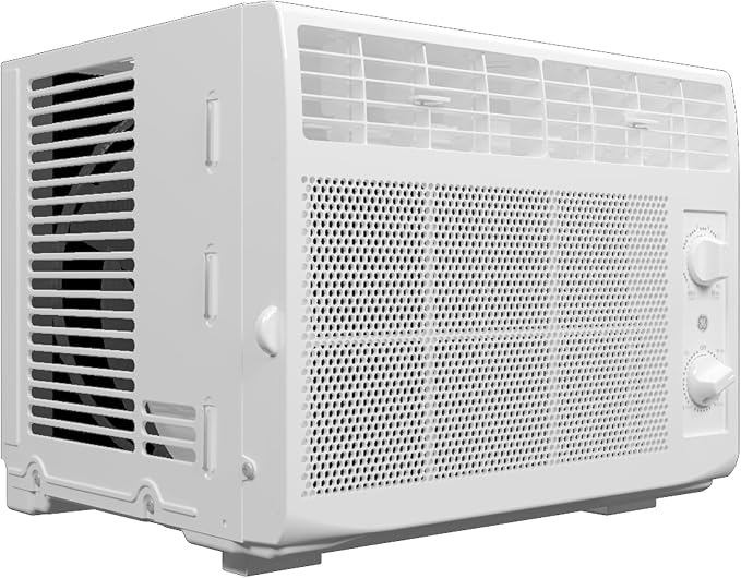 Window Air Conditioner Unit, 5,000 BTU for Small Rooms up to 150 sq ft. with Manual Adjustable Fan and Cooling Settings
