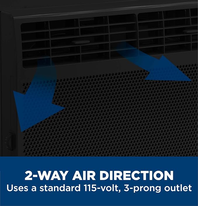 Window Air Conditioner Unit, 5,000 BTU for Small Rooms up to 150 sq ft. with Manual Adjustable Fan and Cooling Settings