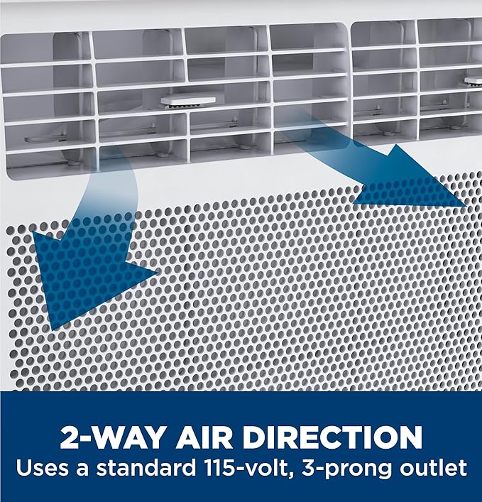Window Air Conditioner Unit, 6,000 BTU for Small Rooms up to 250 sq ft. with Adjustable Fan and Cooling Settings, Perfect for