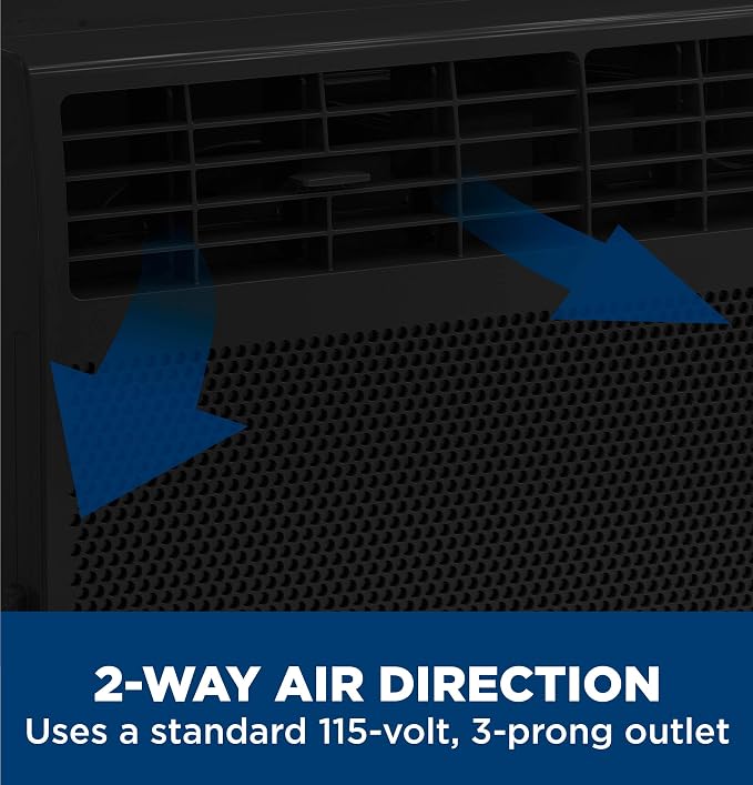 Window Air Conditioner Unit, 6,000 BTU for Small Rooms up to 250 sq ft. with Adjustable Fan and Cooling Settings, Perfect for