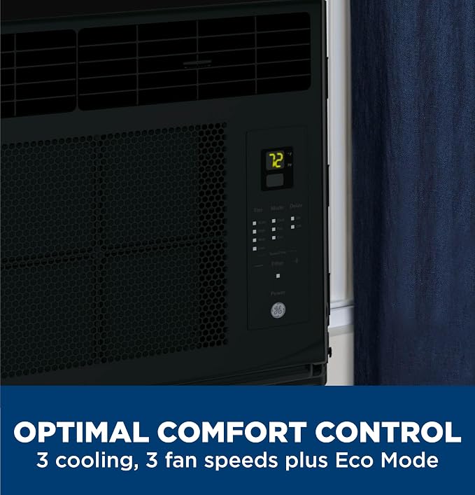 Window Air Conditioner Unit, 6,000 BTU for Small Rooms up to 250 sq ft. with Adjustable Fan and Cooling Settings, Perfect for