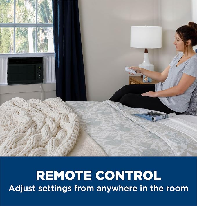 Window Air Conditioner Unit, 6,000 BTU for Small Rooms up to 250 sq ft. with Adjustable Fan and Cooling Settings, Perfect for