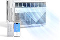 Window Mounted Smart Wi-Fi Room Air Conditioner with Remote Control, 12,000 BTU, Digital Display, product image