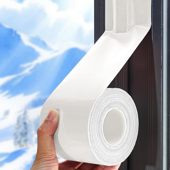 Window Sealing Tape, Window AC Insulation Air Conditioner Seal Around Frame,3 inch X 65.5 FT, Blocker for Cold