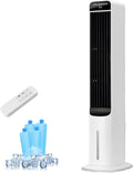 Windowless Portable Air Conditioner, 32 Inch Cooling Fans that Blow Cold Air, 3-in-1 Tower Fan with Remote, 3 Speeds, 120°