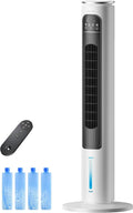 Windowless Portable Air Conditioner Ac Unit with Remote,37” Ventless Evaporative Air Cooler,Quiet Swamp Cooler for 4 Modes