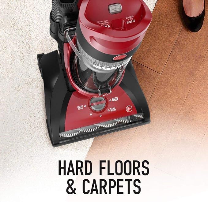 Windtunnel Max Capacity Upright Vacuum Cleaner with HEPA Media Filtration, UH71100, Red, alternate product view 3