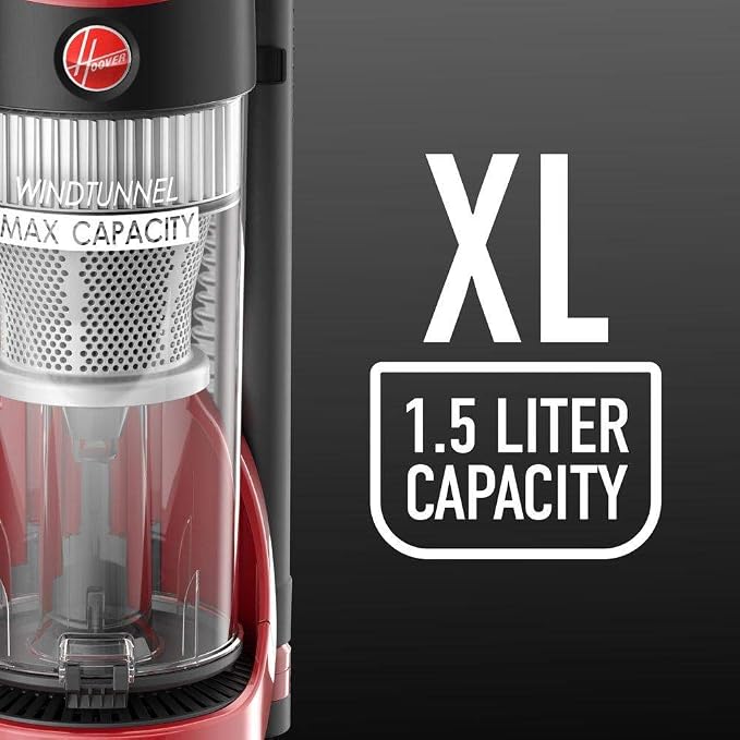 Windtunnel Max Capacity Upright Vacuum Cleaner with HEPA Media Filtration, UH71100, Red, alternate product view 6