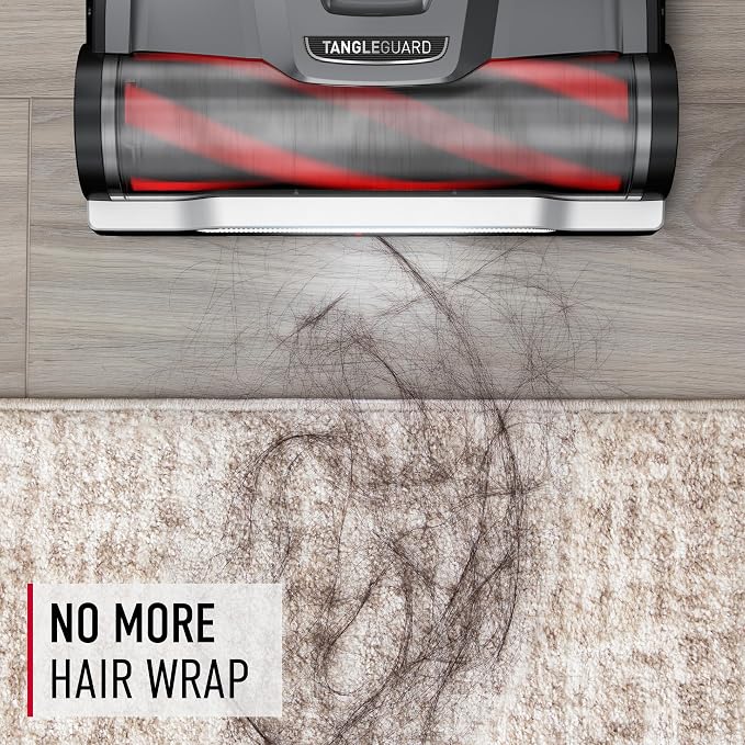 WindTunnel Tangle Guard Bagless Vacuum Cleaner, Corded Upright Vacuum, HEPA Media Filtration, Anti-Hair Wrap, Headlights