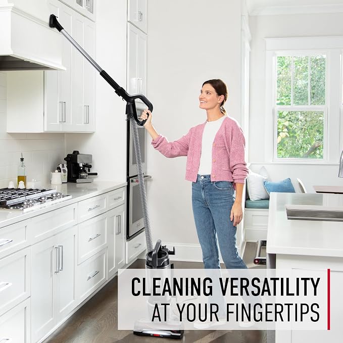 WindTunnel Tangle Guard Bagless Vacuum Cleaner, Corded Upright Vacuum, HEPA Media Filtration, Anti-Hair Wrap, Headlights