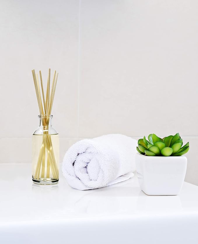Winter Birch Reed Diffuser Oil Gift Set | Birch Wood & Balsam Scented Oil with Bamboo Reed Sticks | Great Holiday Home