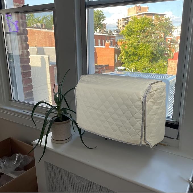 Winter Cover Inside Unit for U-shaped Air Conditioner, Window Air Conditioner Insulation Cover, Fit for Danby
