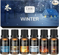 Winter Essential Oils Set - 6 Scents for Diffusers, Candles, Soaps, Gifts, product image