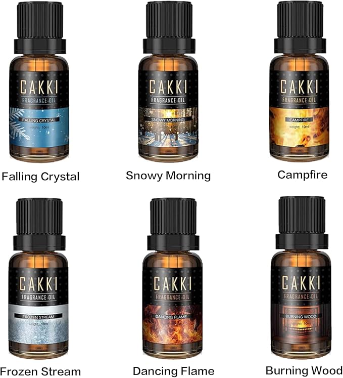 Winter Essential Oils Set - 6 Scents for Diffusers, Candles, Soaps, Gifts, alternate product view 2