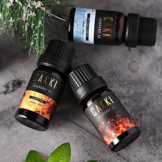 Winter Essential Oils Set - 6 Scents for Diffusers, Candles, Soaps, Gifts, alternate product view 3