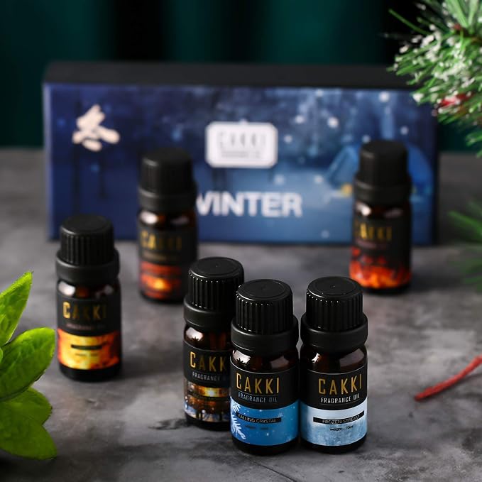 Winter Essential Oils Set - 6 Scents for Diffusers, Candles, Soaps, Gifts, alternate product view 6
