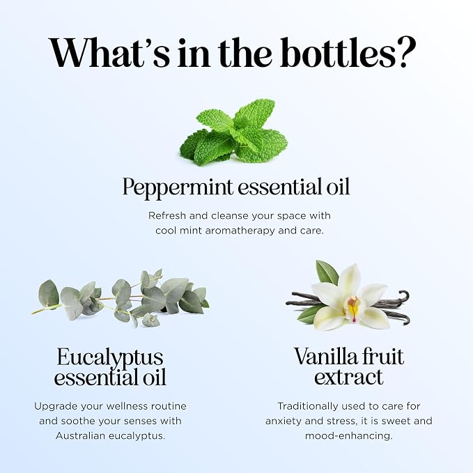 Winter Essential Oils Set for Diffuser - Large 100% Pure Holiday Essential Oil Blends Gift Set with Frost Chill Defend and