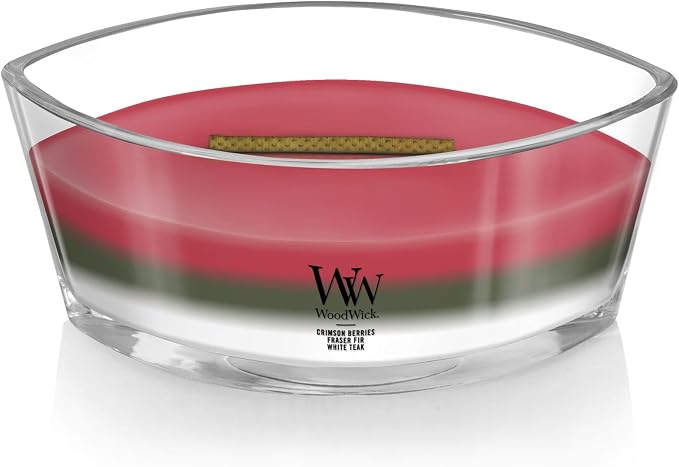 Winter Garland Trilogy Holiday Candle Gifts for Women and Men, 16 oz Ellipse Trilogy Candle with Crackling Wick, alternate