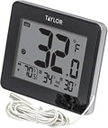 Wired Digital Indoor Outdoor Thermometer with LED Display, Wired Probe Sensor for Home, Greenhouse, Nursery, and Indoor Use