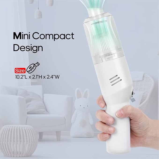 Wireless Mini Car Vacuum Cleaner(400g) Portable Rechargeable,Handheld Vacuums, Mini but Mighty Dust Busters Cordless