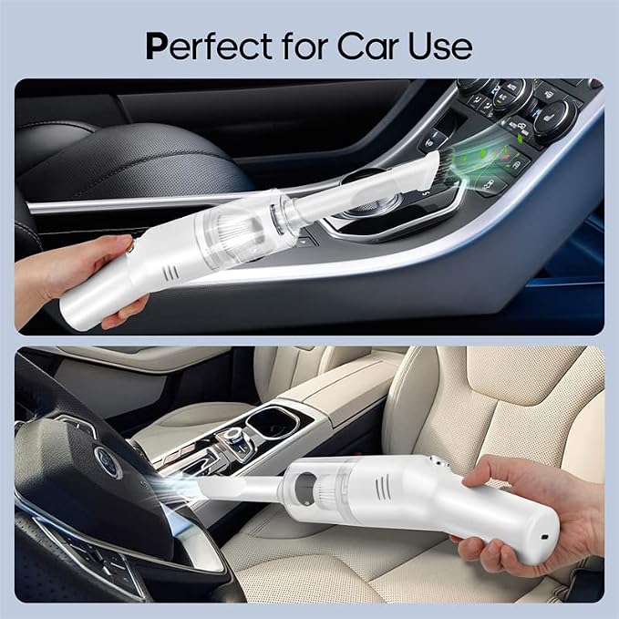Wireless Mini Car Vacuum Cleaner(400g) Portable Rechargeable,Handheld Vacuums, Mini but Mighty Dust Busters Cordless