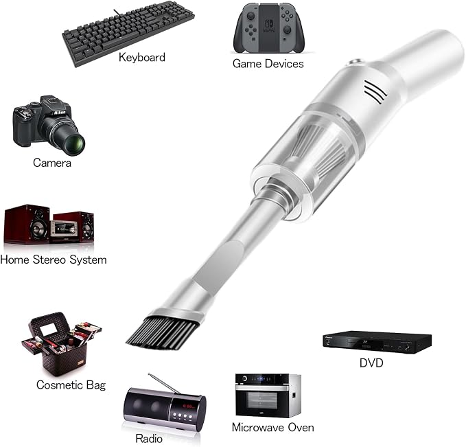 Wireless Mini Car Vacuum Cleaner(400g) Portable Rechargeable,Handheld Vacuums, Mini but Mighty Dust Busters Cordless