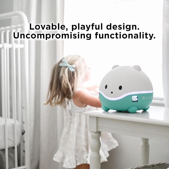 WISPI 3-in-1 Humidifier, Diffuser & Night Light for Baby/Kids - 3 Mist Strength, 7 LED Color Changing Lights, alternate