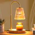 with Timer - Adjustable Height Candle Warmer Lantern with Timer, Dimmable, Home Decor, Wax Melts Warmer for Jar Candles with
