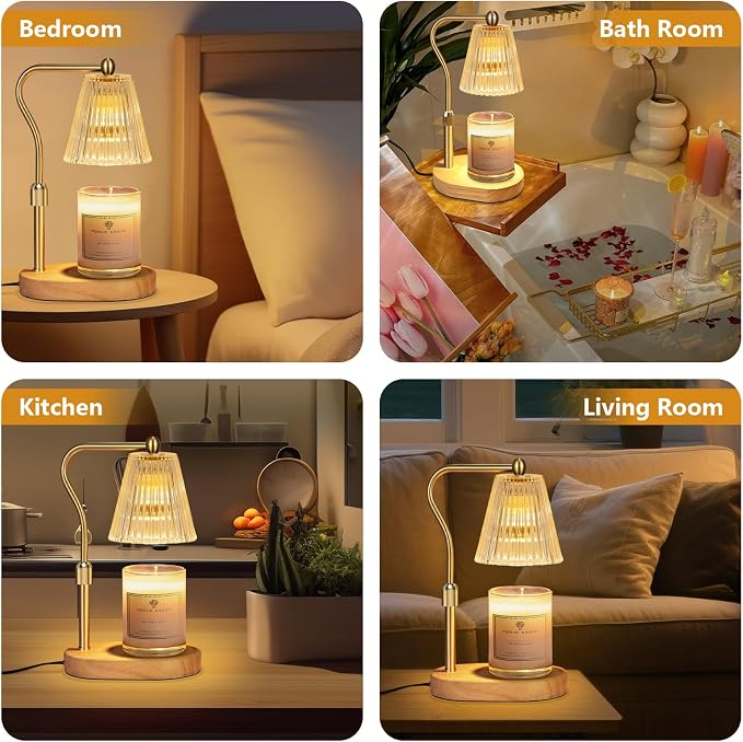 with Timer and Dimmer Adjustable Height for Women Birthday Gift, Home Room Decor, alternate product view 5