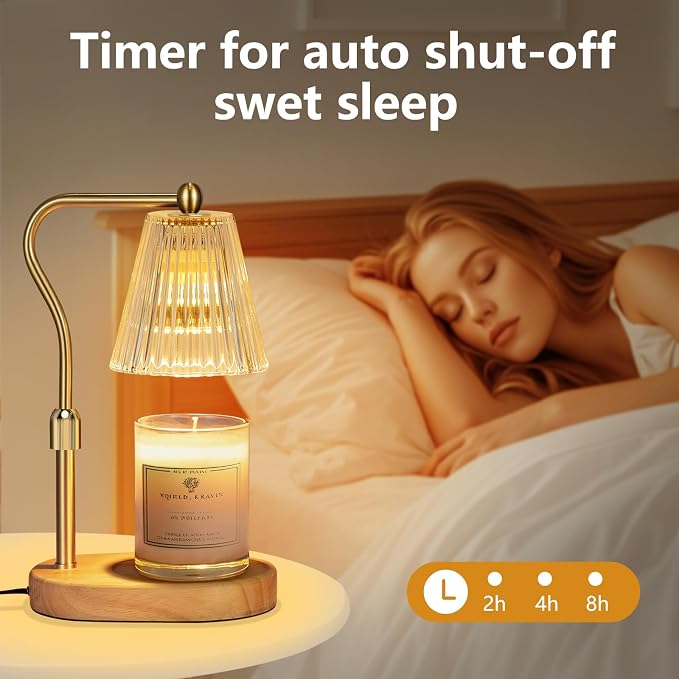 with Timer and Dimmer, Candle Warmer Adjustable Height for Mom Birthday Gifts, alternate product view 3