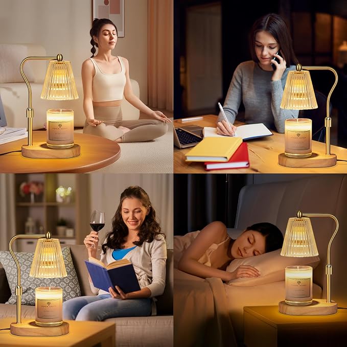 with Timer and Dimmer, Candle Warmer Adjustable Height for Mom Birthday Gifts, alternate product view 5