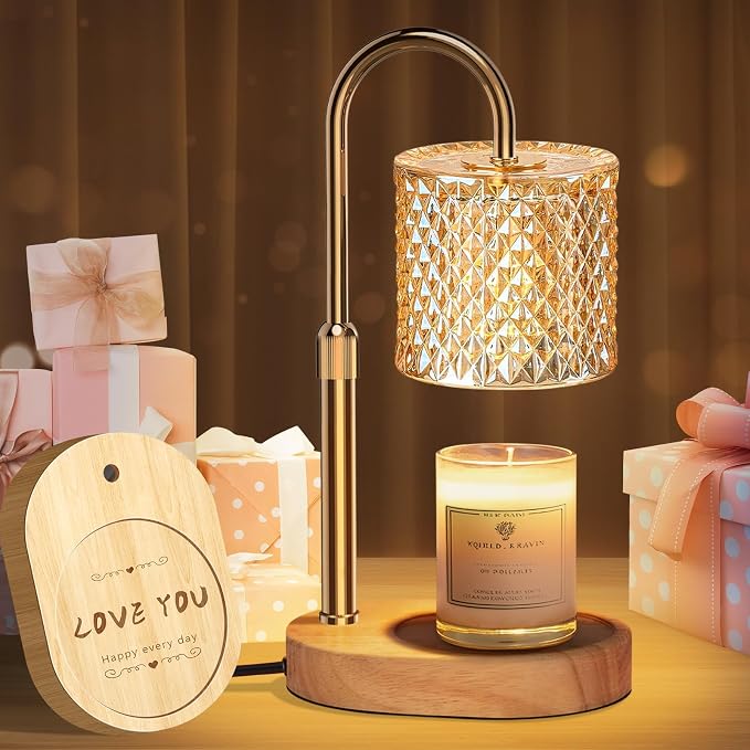 with Timer & Dimmable – Elegant Wax Melter for Jar Candles, product image