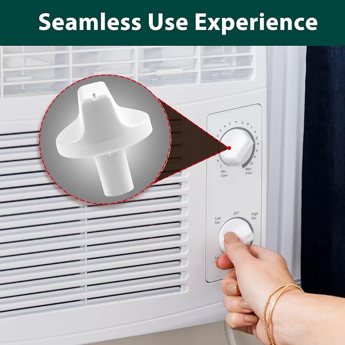 WJ12X24802 Air Conditioner Knobs Replacement Parts for GE Knob Window AC GE Hotpoint Small Room A/C General Electric