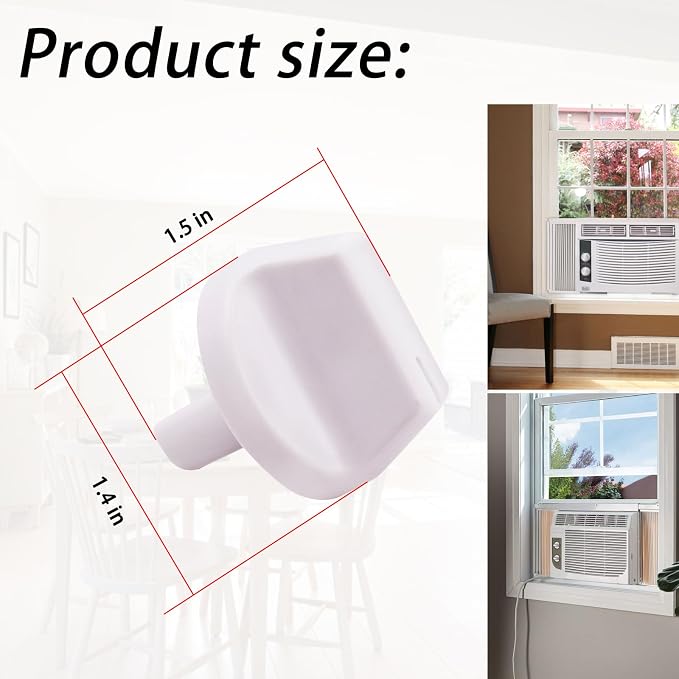 WJ12X24802 White Air Conditioner Knob Compatible with GE Window Air Conditioner (Fit for Air GE Conditioner Model AHT05LZW1
