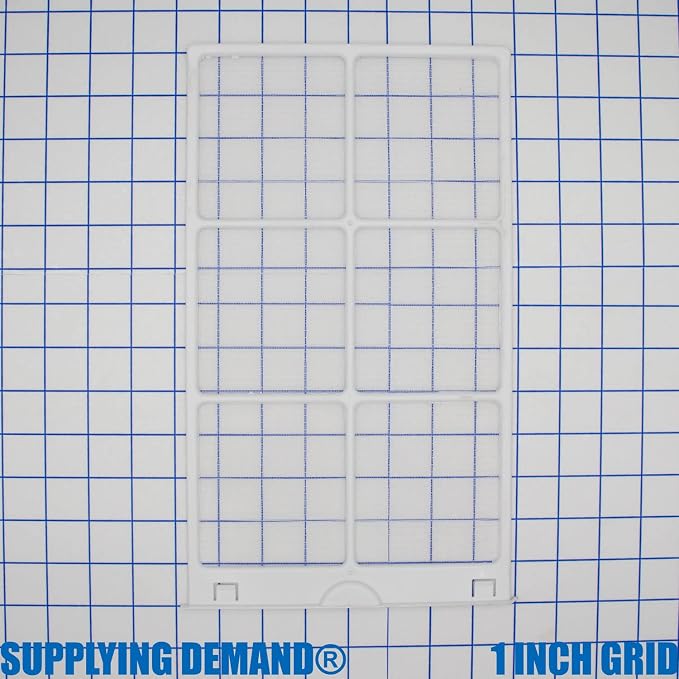 WJ85X21746 A0010209471 Room Air Conditioner Filter Replacement 13x8 Inches, alternate product view 2