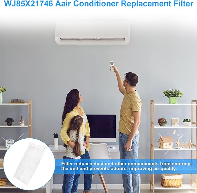 WJ85X21746 Air Conditioner Filter Compatible with GE Air Filter Replacement Parts Model for AHQ06LYW1 AHQ06LYQ1 AHR05LWQ2