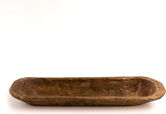 Wood Dough Bowl Candles | 100% Natural Soy Wax & Essential Oil Infused | Odor Eliminating + Pet Safe | Scented, alternate