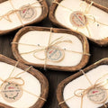 Wood Dough Bowl Candles | 100% Natural Soy Wax & Essential Oil Infused | Odor Eliminating + Pet Safe | Scented