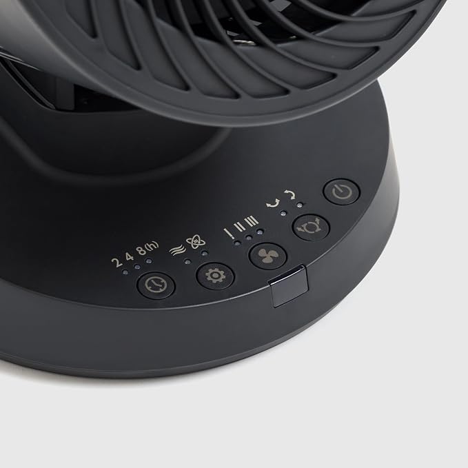 WOOZOO Air Circulator Fan with Remote, Oscillating, 3 Speeds, 56ft Max Air Distance, Adjustable Tilt, Quiet Motor, Small Fan