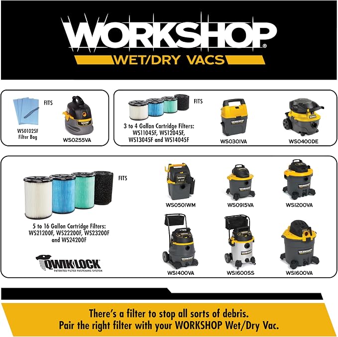 WORKSHOP Wet/Dry Vacs Shop Vacuum Accessories WS12501A Dusting Brush Attachment for Wet Dry Vacuum Cleaners, alternate view 6