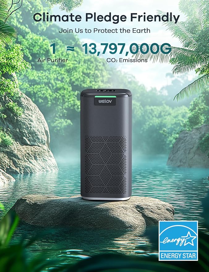 World's 1st Matter Smart Air Purifier, Air Purifiers for Home Covers 1570 Ft2, alternate product view 2