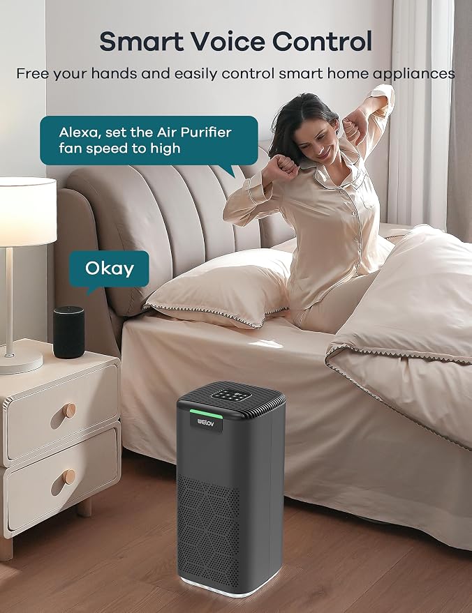 World's 1st Matter Smart Air Purifier, Air Purifiers for Home Covers 1570 Ft2, alternate product view 7