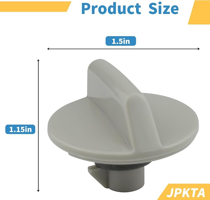 WP12X10002 Air Conditioner Control Knob Compatible with Some GE Room Window Air Conditioner - Repalces AP3795597, alternate