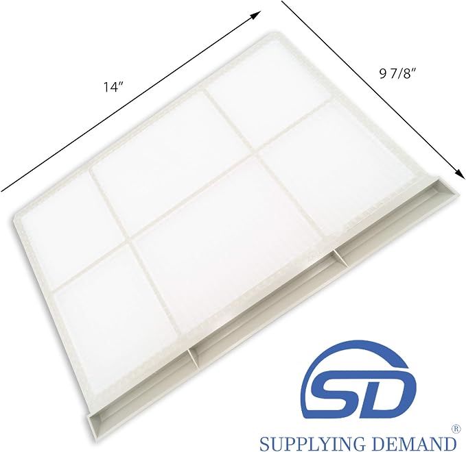WP85X10008 1090826 Air Conditioner Filter Replacement 14-1/2 x 10 Inches Model Specific Not Universal (Pack of 4), alternate